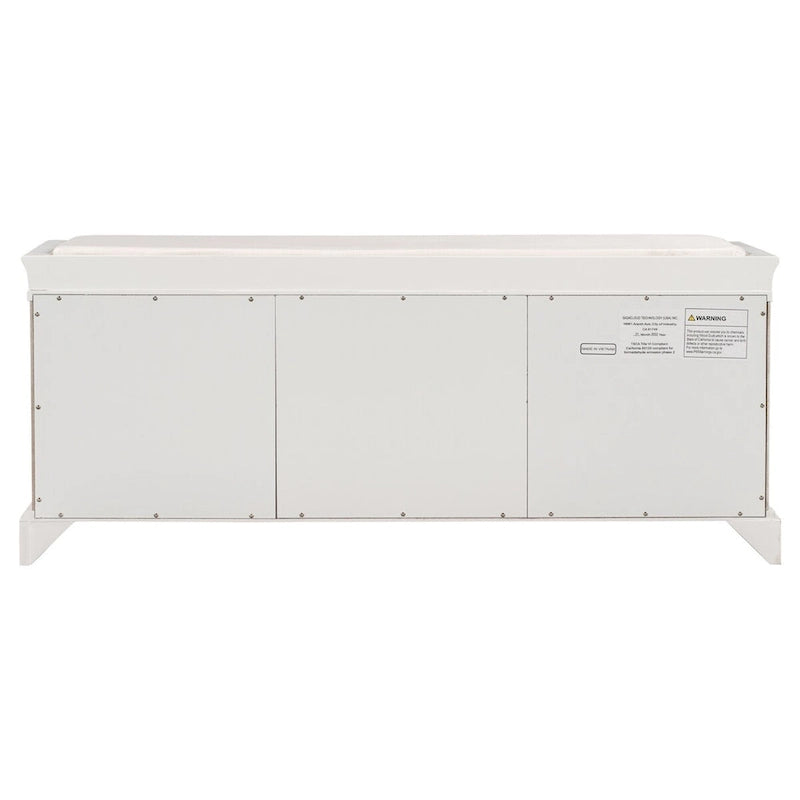 Bancs Coffres de Rangement et Coussin Amovible