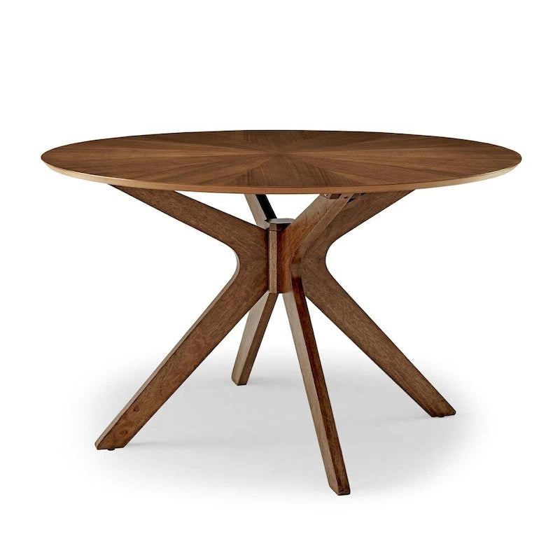 Table à manger ronde en bois