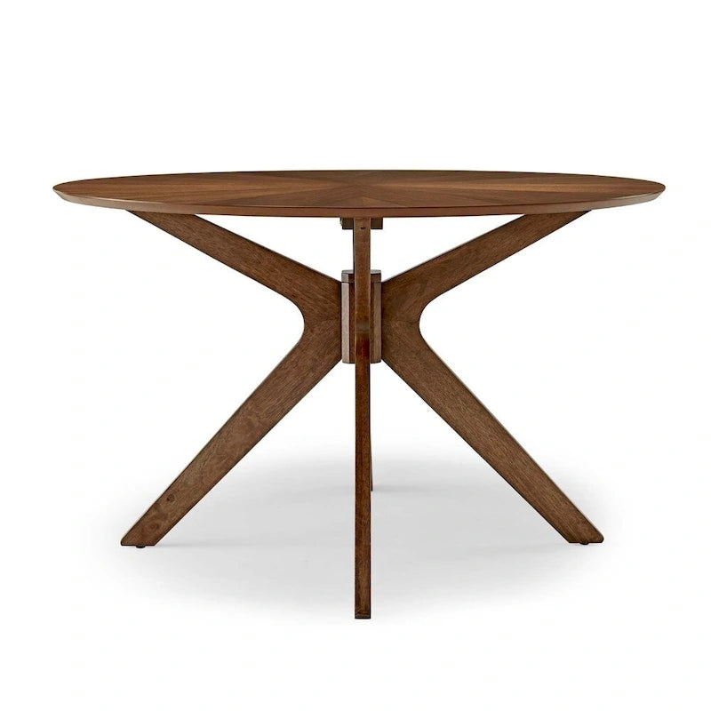Table à manger ronde en bois