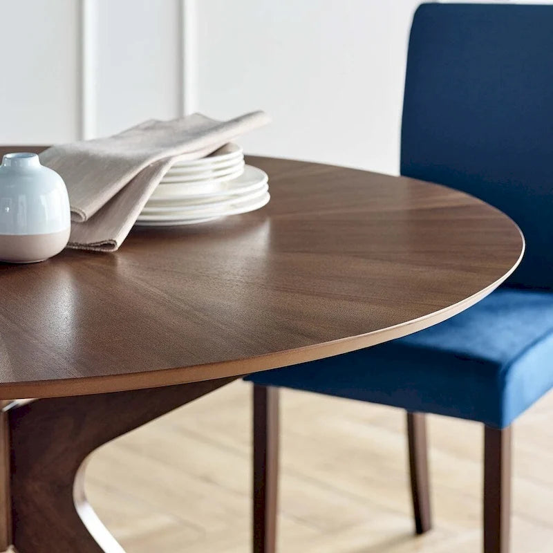 Table à manger ronde en bois