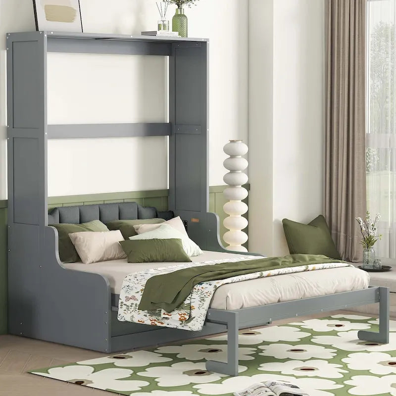 Lit mural escamotable avec coussin