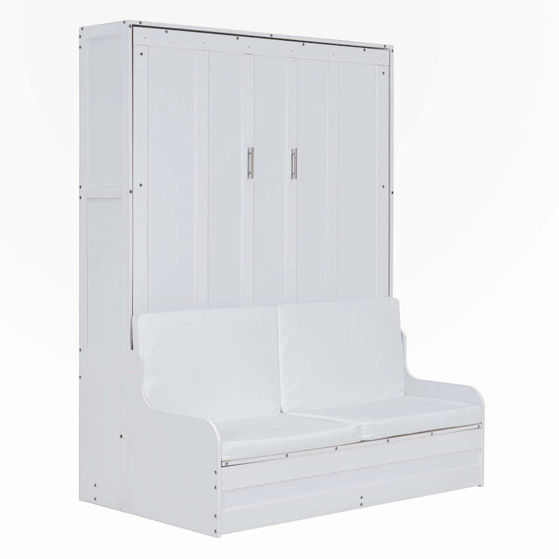 Lit mural escamotable avec coussin