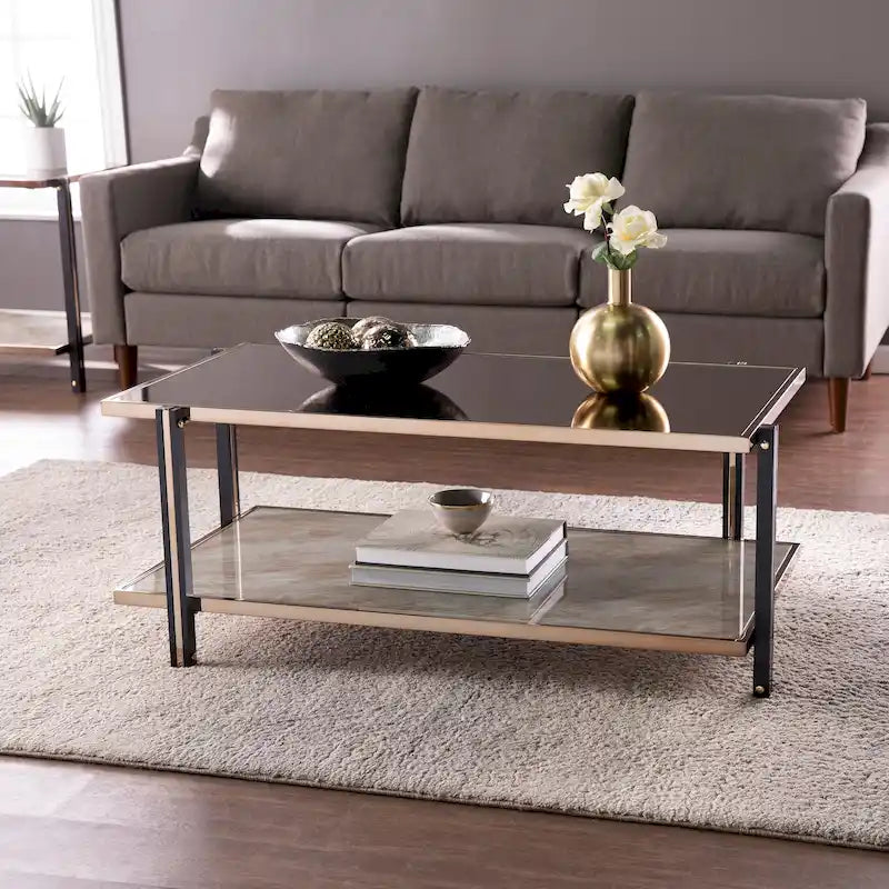 Table basse avec plateau miroirTables basses modernes