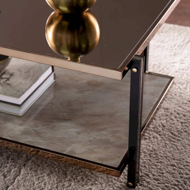 Table basse avec plateau miroirTables basses modernes