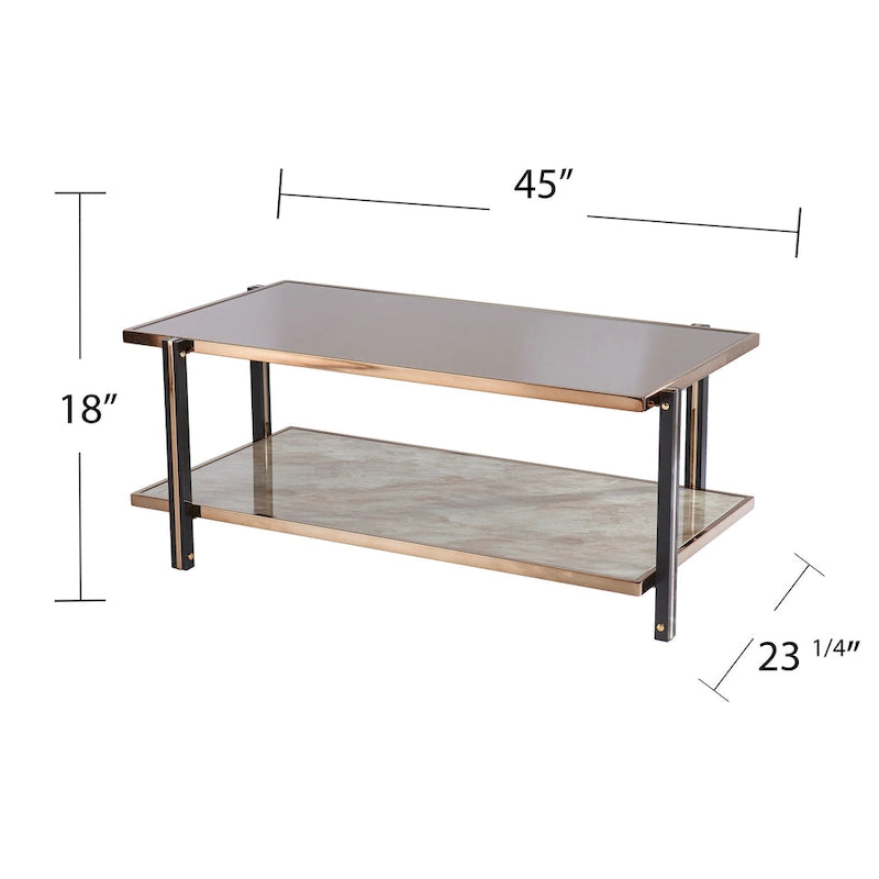 Table basse avec plateau miroirTables basses modernes